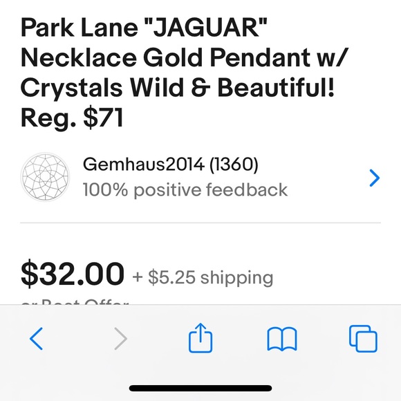 Park Lane Jaguar necklace - Picture 6 of 7